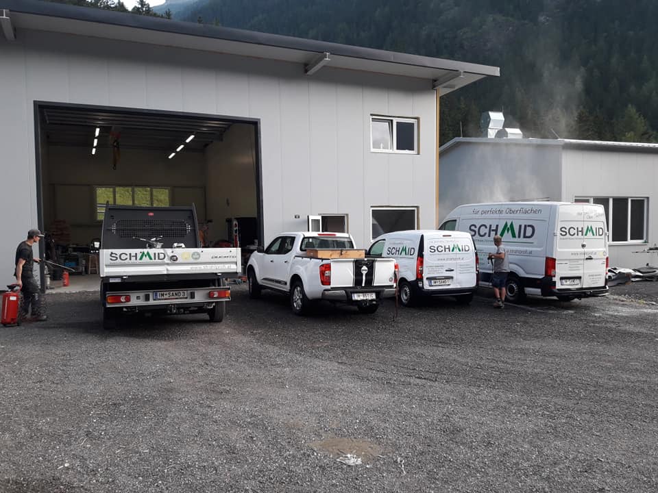 Firmengelände von Schmid Industrieböden